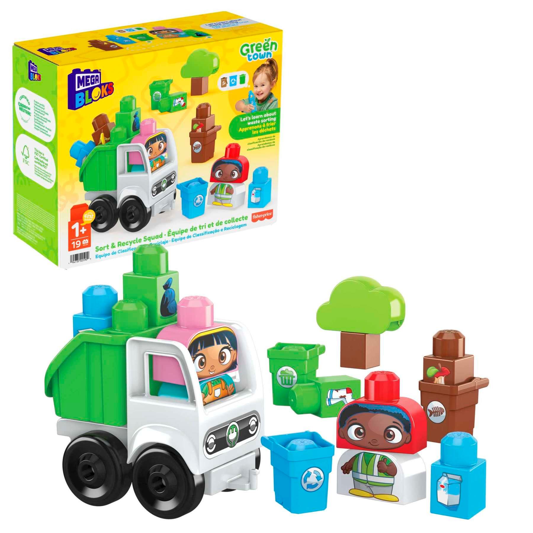 Mega Bloks - Ville Verte - La Brigade Du Recyclage