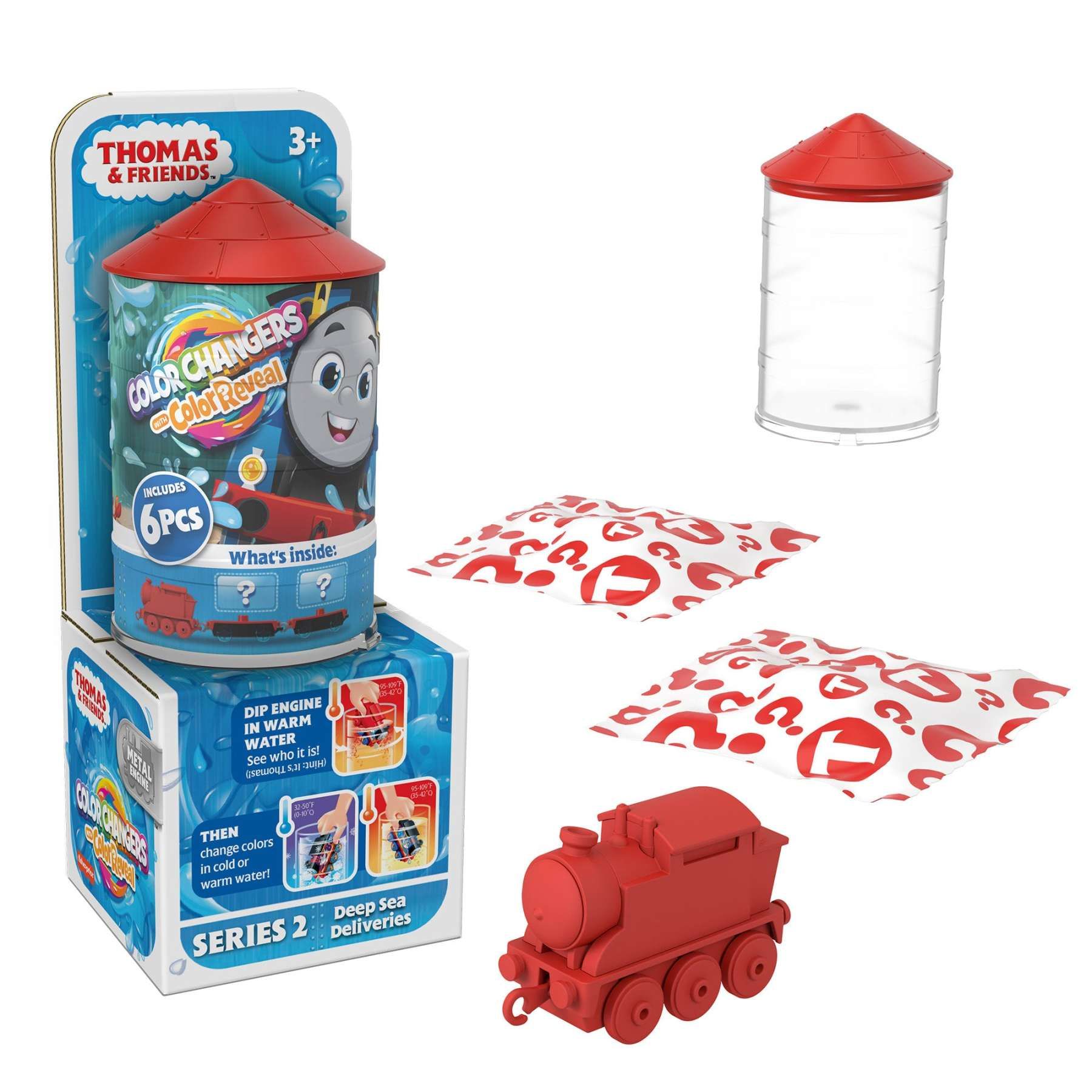 Thomas Et Ses Amis Trains Surprise Locomotives Collection Color Reveal Et Chargement Surprise