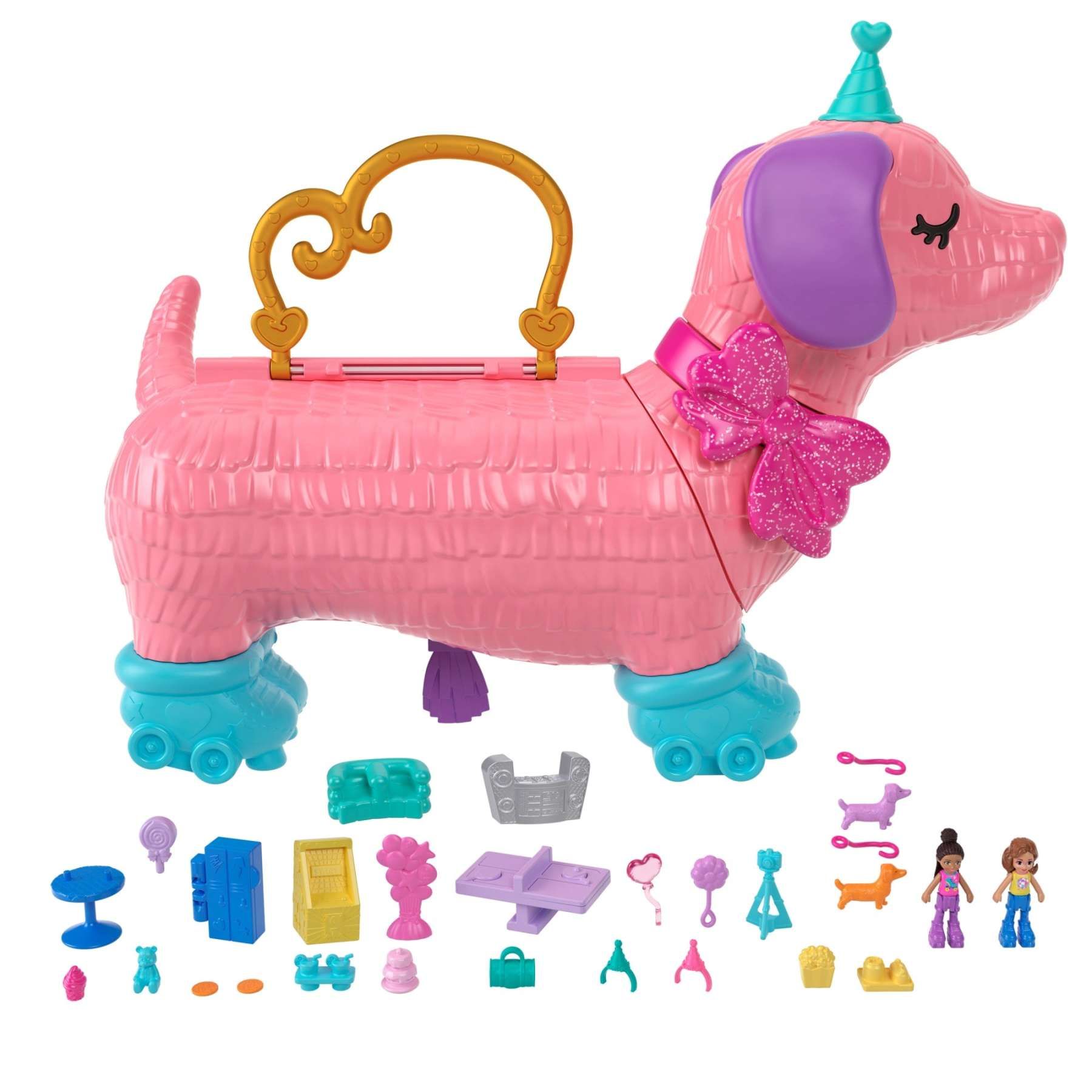 Polly Pocket - Chiot Surprises- Coffret Mini Figurines - 4 Ans Et +