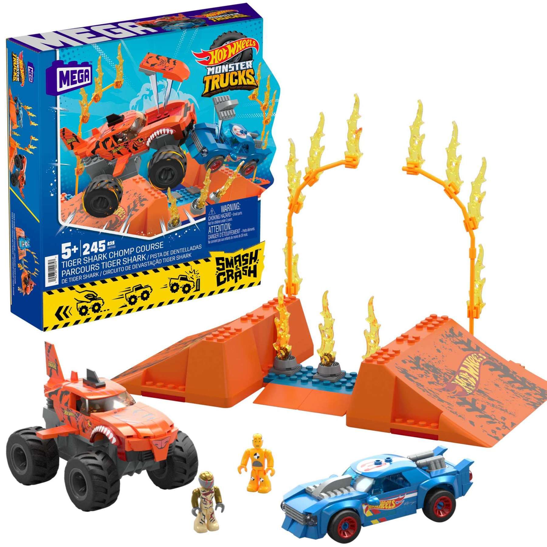 Mattel MEGA Hot Wheels Tiger Shark - vue 3