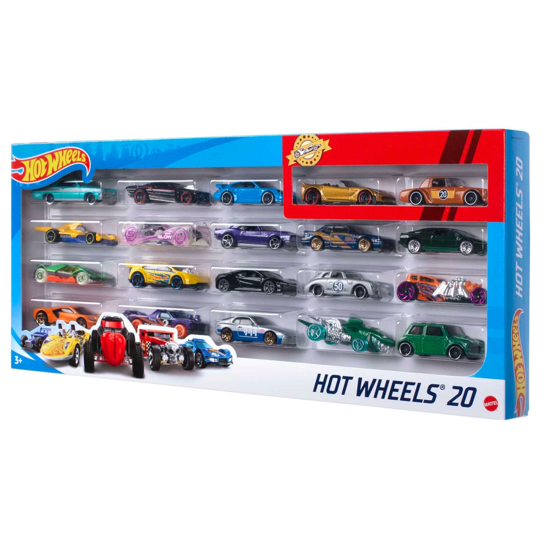 Coffret De 20 Véhicules Hot Wheels Mattel La Boite - vue 8