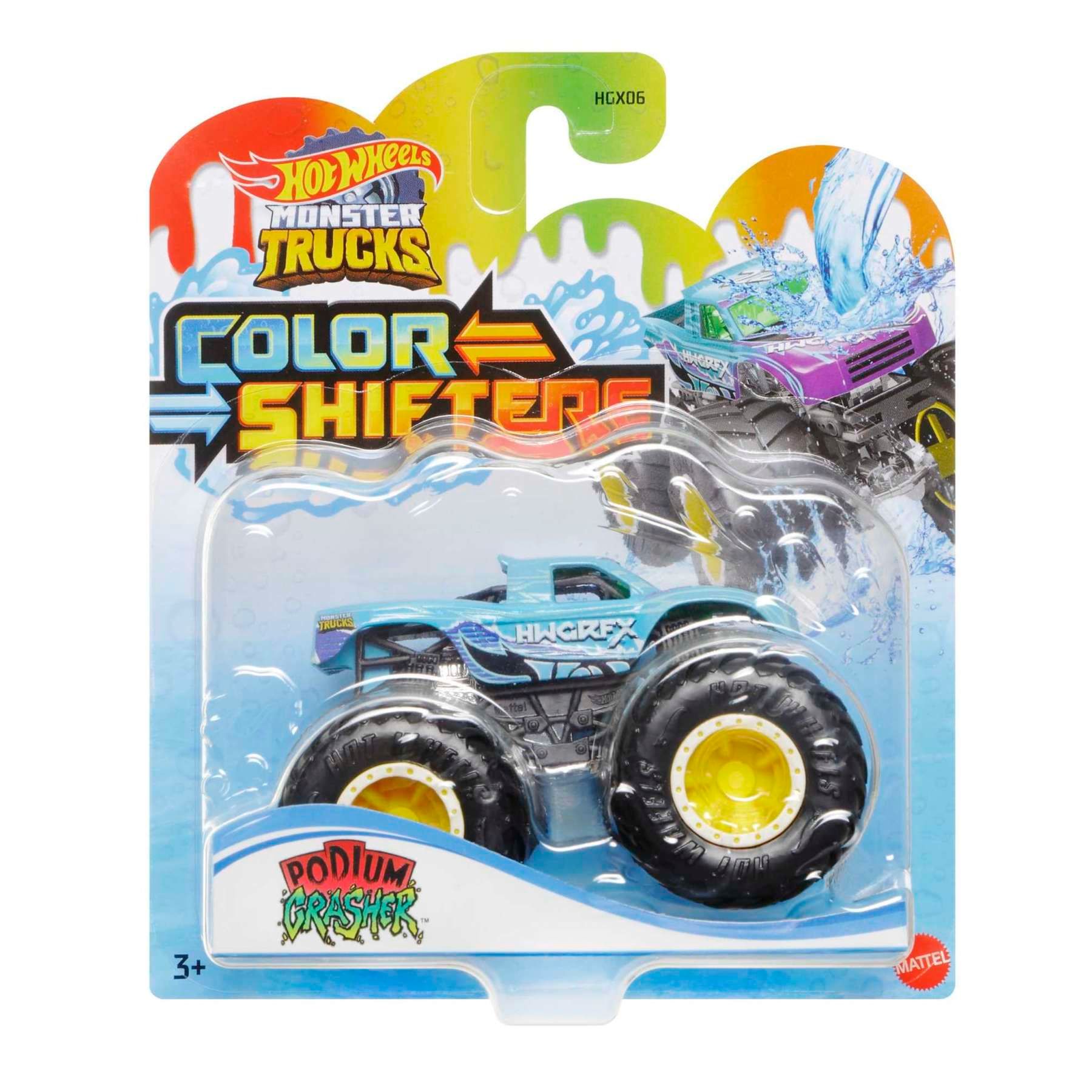 Hot Wheels Assortiment Monster Trucks Color Shifters