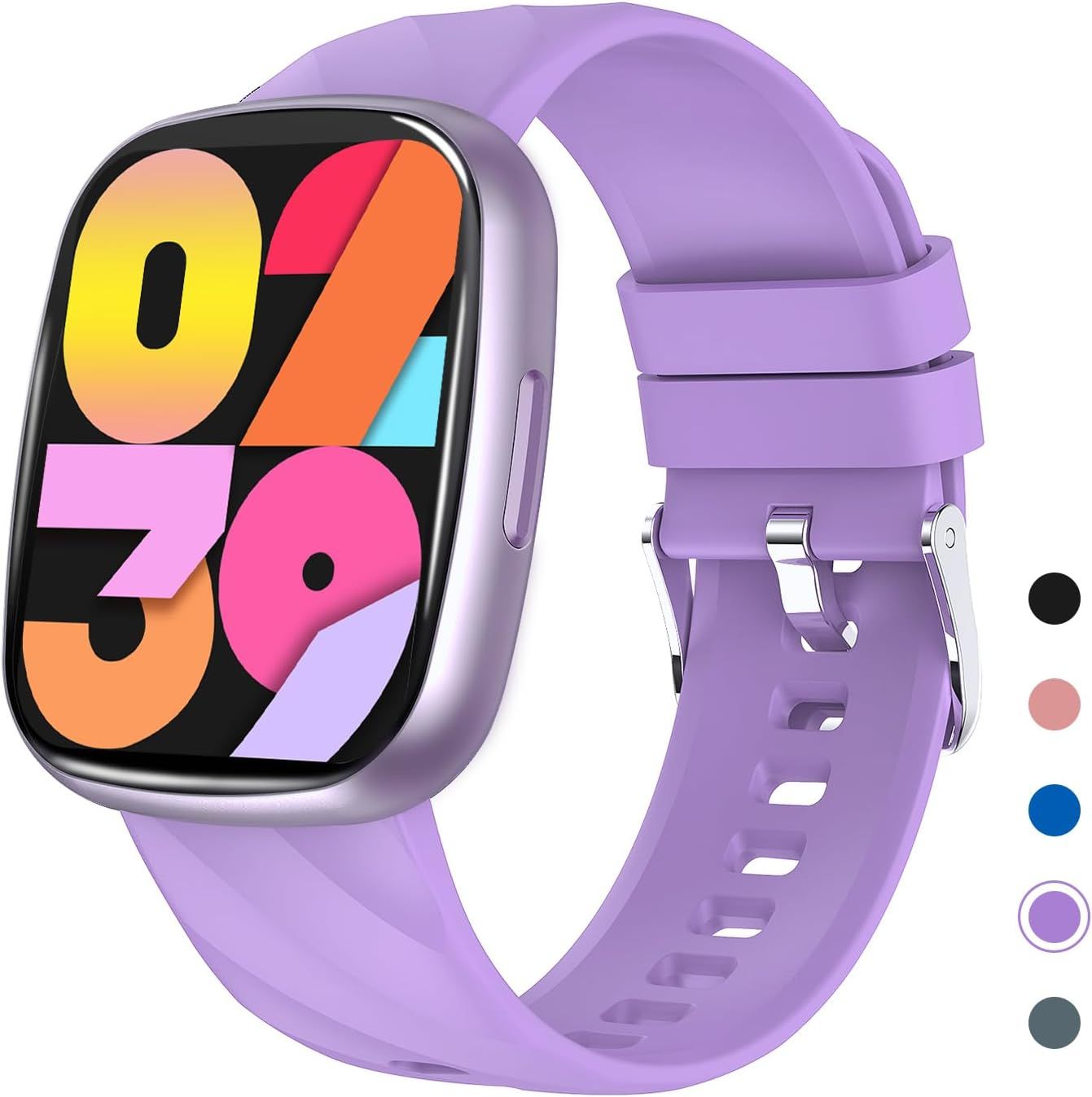 Fitness Tracker Montre Pour Enfants, Montre Intelligente Étanche Ip67, 100 Modes De Sport, Jeux, Podomètre, Moniteur De Sommeil, Cadeau Pour Filles Garçons Adolescents 6-12