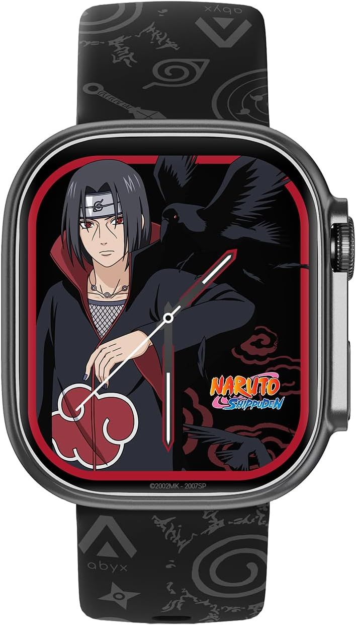 Fit Touch 5 - Itachi Edition Montre Connectée Ip68 Avec Écran Tactile Amoled 1,75 Pouce, Prise Des Appels, Suivi De La Santé (Pression Artérielle, Cardio, Sommeil, Spo2) Et 123 Sports.