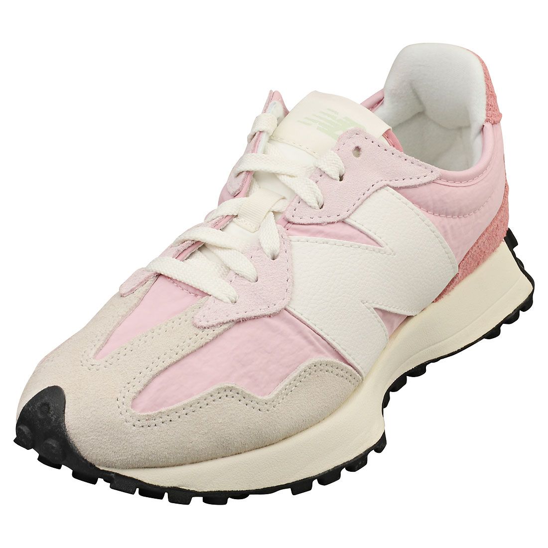 New Balance 327 Femme - Baskets De Mode En Textile Et Suédé, Rose Blanc