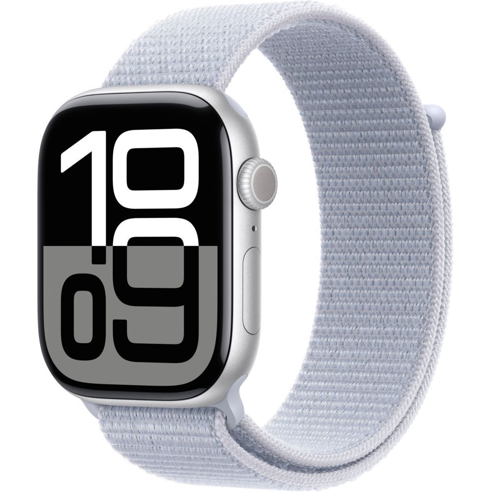 Apple Watch Series 10 GPS - Boîtier Aluminium 42 mm Finition Argent - Boucle