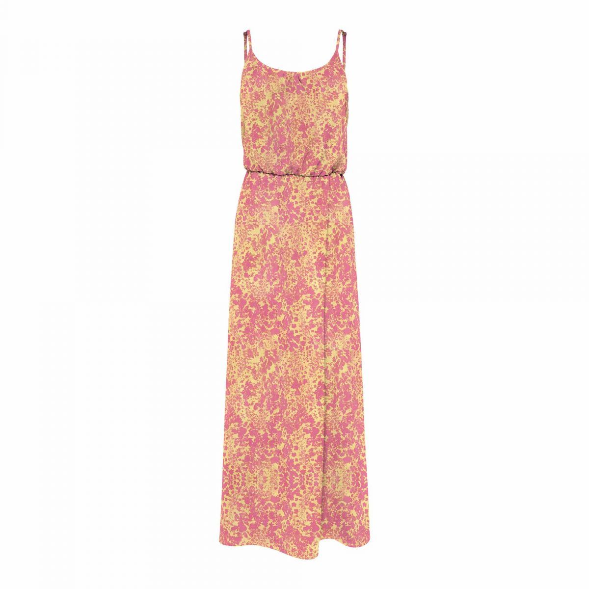 robe longue à bretelle cintrée imprimée légère femme only