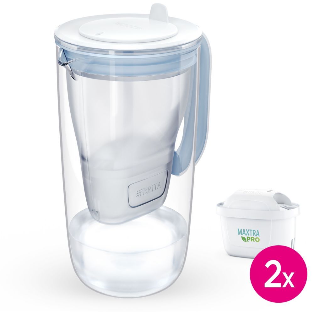 Carafe Filtrante En Verre Brita 2 Cartouches Maxtra Pro All in 1 Incluses - vue 4