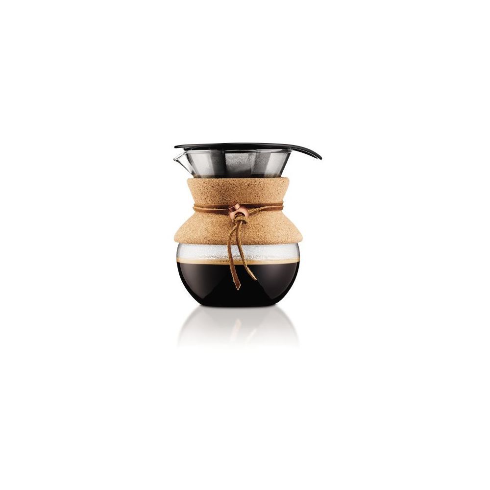 BODUM Cafetière 4 tasses / 0.5 Liège & Cuir Pour Over - vue 2