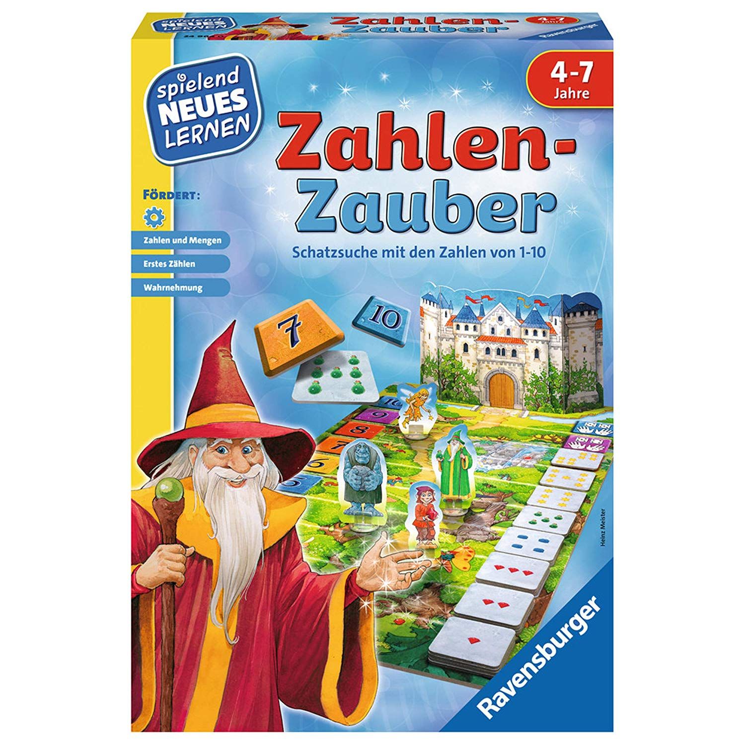 Ravensburger 24964 Jeu de Chiffres Magiques Jeu et Apprentissage pour Enfants à partir de 4 à Jeu éducatif pour 2 à 4 Joueurs - vue 4