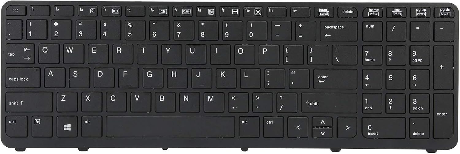 Clavier Clavier Pour Silent Keyboard Portable Clavier Ultra-Silencieux Abs Pour Zbook 15 G1 G2 17 G1 G2 Us Clavier D'Ordinateur Portable