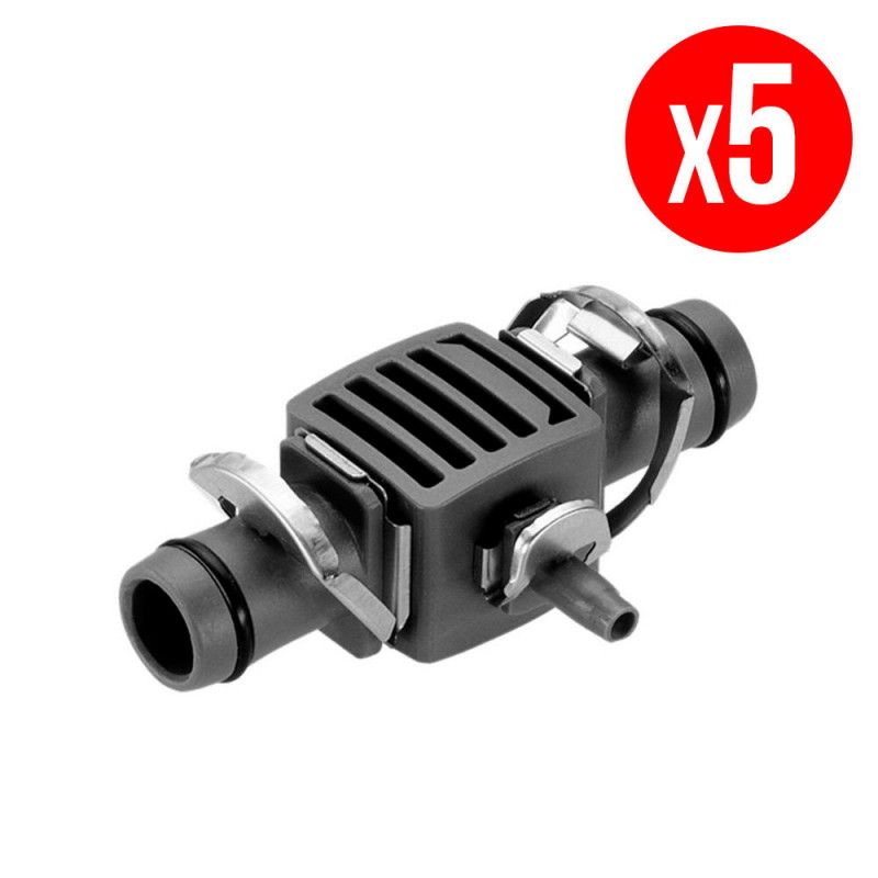 Réducteur en T GARDENA 8333 20 Ø4 6 et 13mm x5