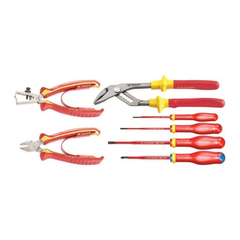 Pack de 3 pinces + 4 tournevis isolés FACOM - vue 6