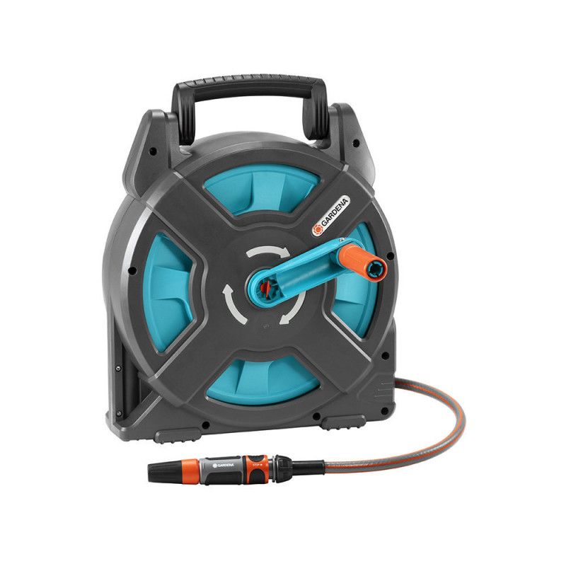 GARDENA Dévidoir portable Classic 15 équipé – Longueur tuyau 15m – Ø11mm – Kit complet prêt à ’emploi – Garantie 2662 20 - vue 2
