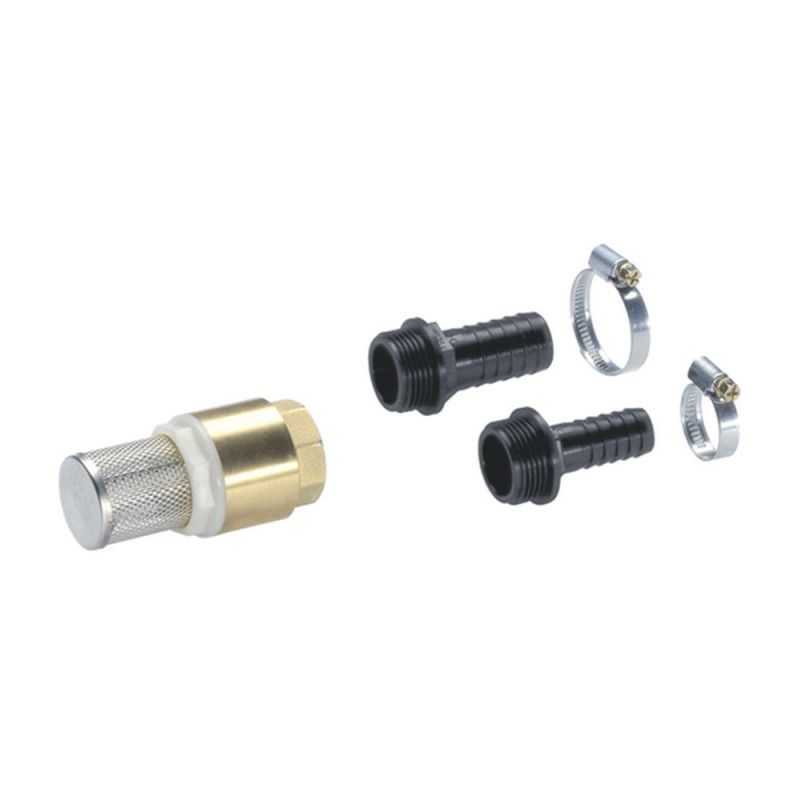 Filtre d'aspiration métal avec clapet anti retour Ø19mm GARDENA 1728