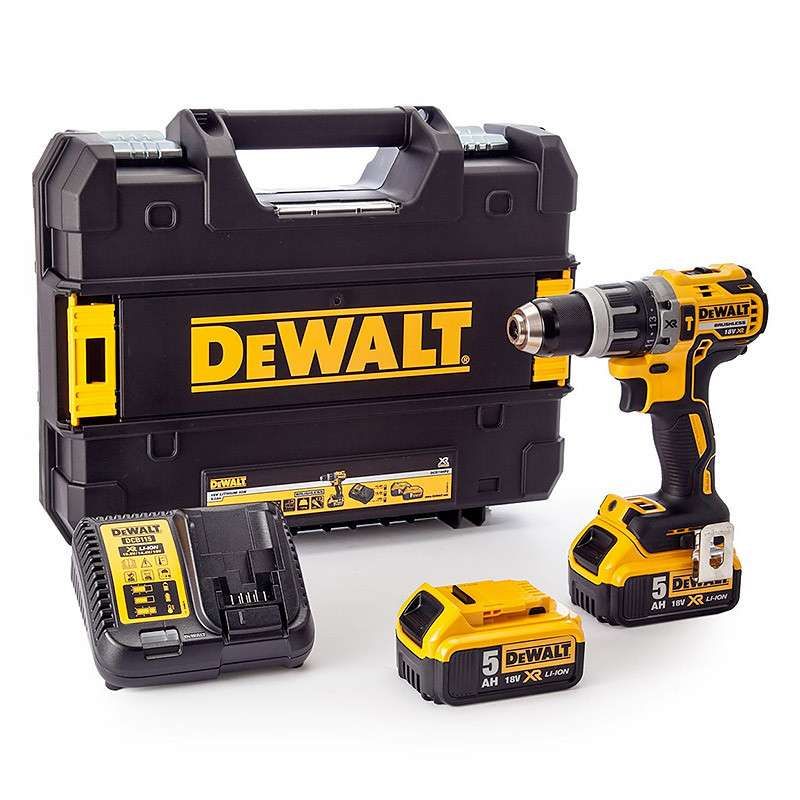 Perceuse Visseuse à percussion DEWALT DCD796P2 18 V XR Brushless 2 x 5 0 Ah