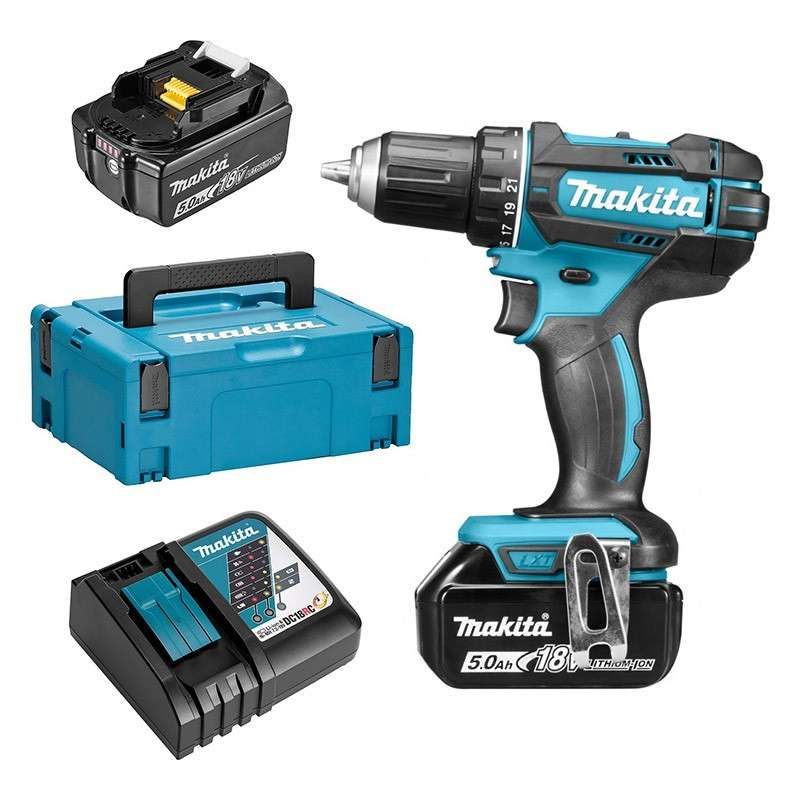 Makita DDF482RTJ Perceuse visseuse 18V Li Ion 5.0Ah - vue 2
