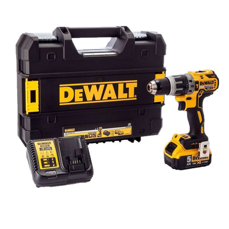 Perceuse visseuse à percussion DEWALT DCD796P1 18 V XR Brushless 1 x 5 0 Ah - vue 2