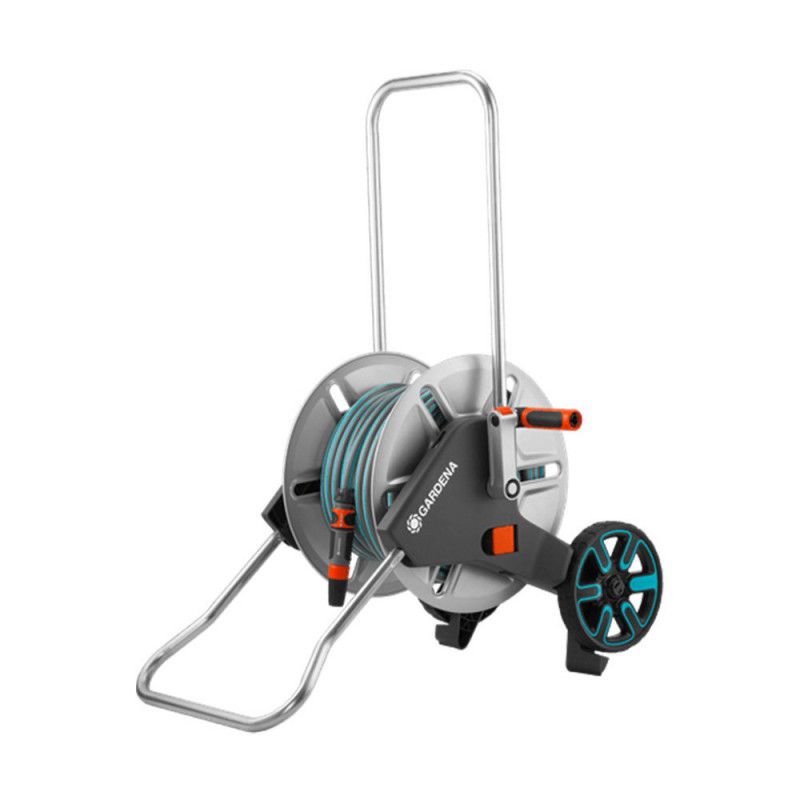 Dévidoir sur roues Gardena CleverRoll métal équipé avec tuyau d'arrosage 25m - vue 2