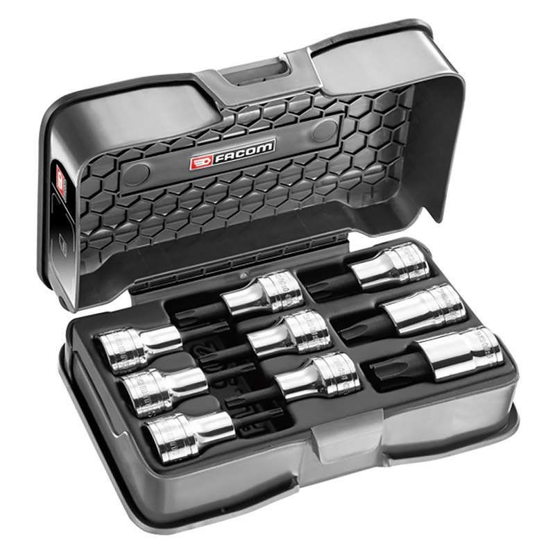 Coffret douilles tournevis FACOM AMEX.3APB Torx 12 9 pièces