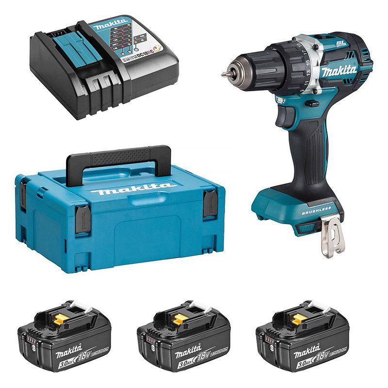 Perceuse Visseuse MAKITA DDF484RF3J 18 V Li ion Ø 13 mm 3 x 3 0 Ah