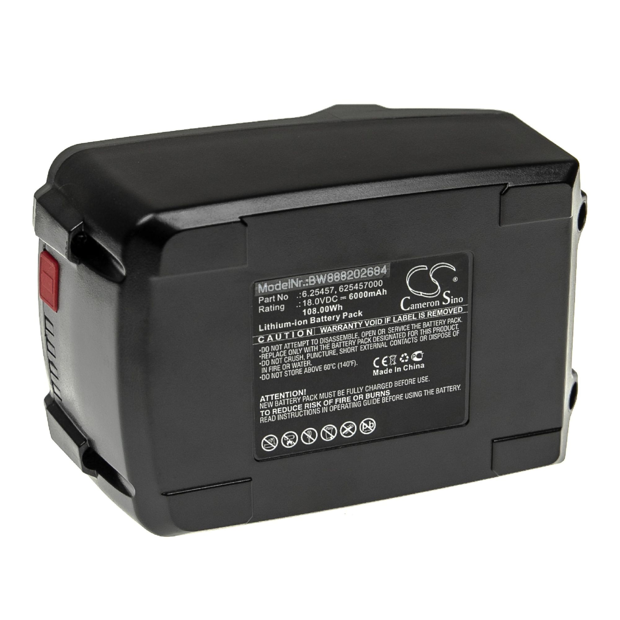 vhbw Batterie compatible avec Eisenblätter HT (appareil multifonction), HT (polisseuse) outil électrique (6000mAh Li-ion 18 V)