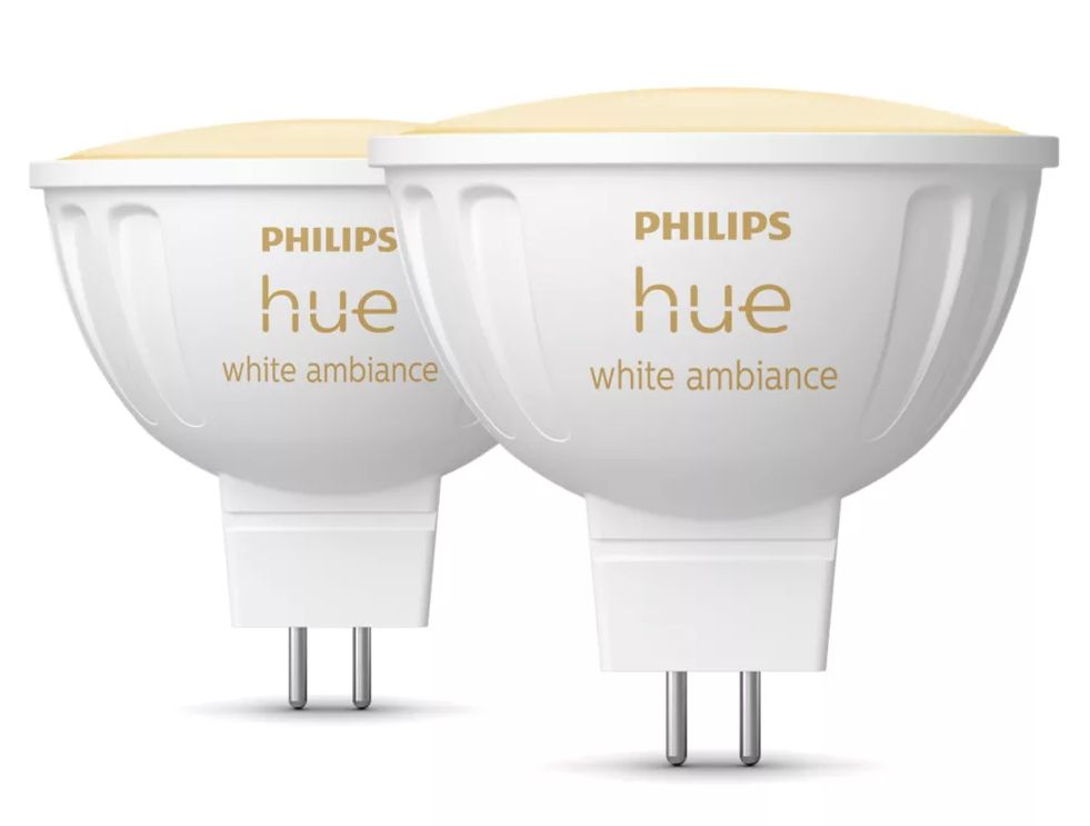 Ampoule connectée PHILIPS HUE MR16 Lumière Compatible bluetooth Fonctionne avec App et voix - vue 6