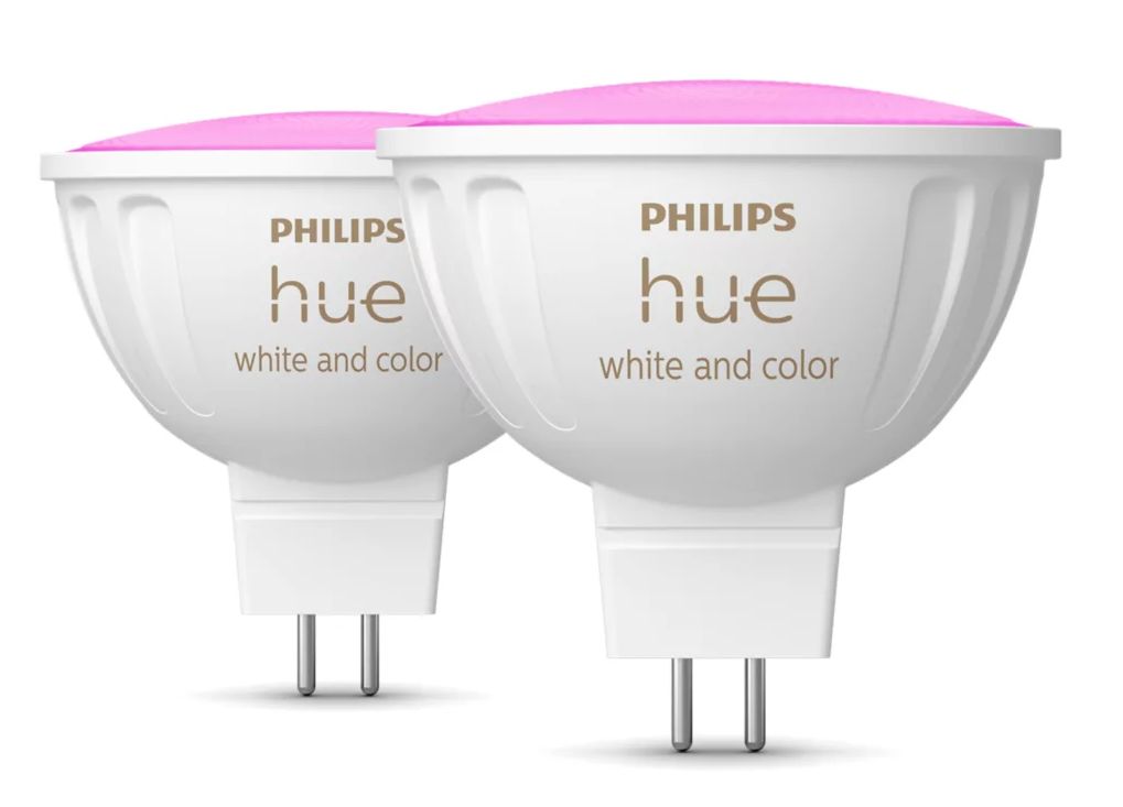 Ampoule connectée PHILIPS HUE MR16 Lumière et colorée Compatible bluetooth Fonctionne avec App et voix - vue 6