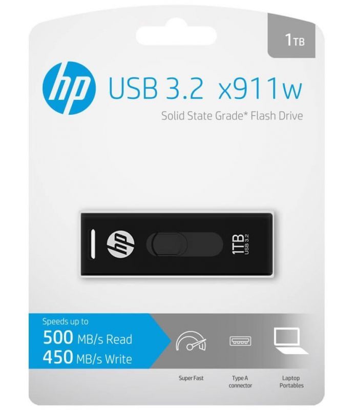 Hp Usb3.1 1tb Solid State Flash Drive X911w