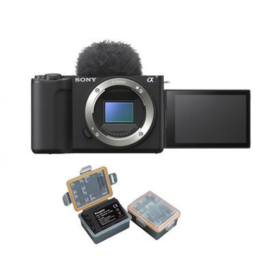 Sony ZV-E10 II Boîtier (Noir)+Batterie Kingma (Sony NP-FZ100)