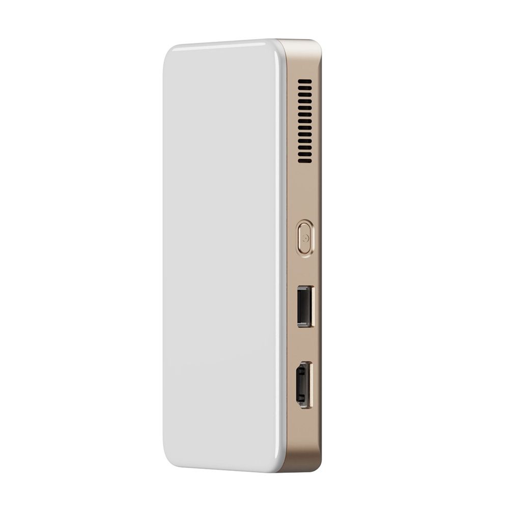 Mini Vidéoprojecteur Portable Android 4K Pico Projecteur Intelligent WiFi + SD 512Go Blanc YONIS