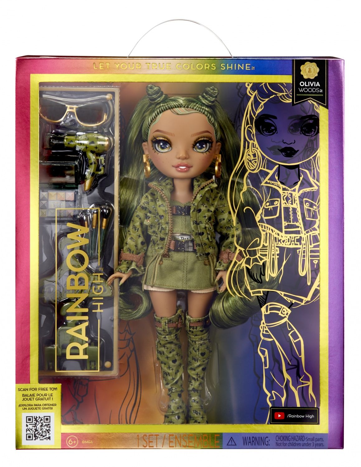 Rainbow High Rainbow High S23 Poupée Mannequin - Olivia Woods (Vert)
