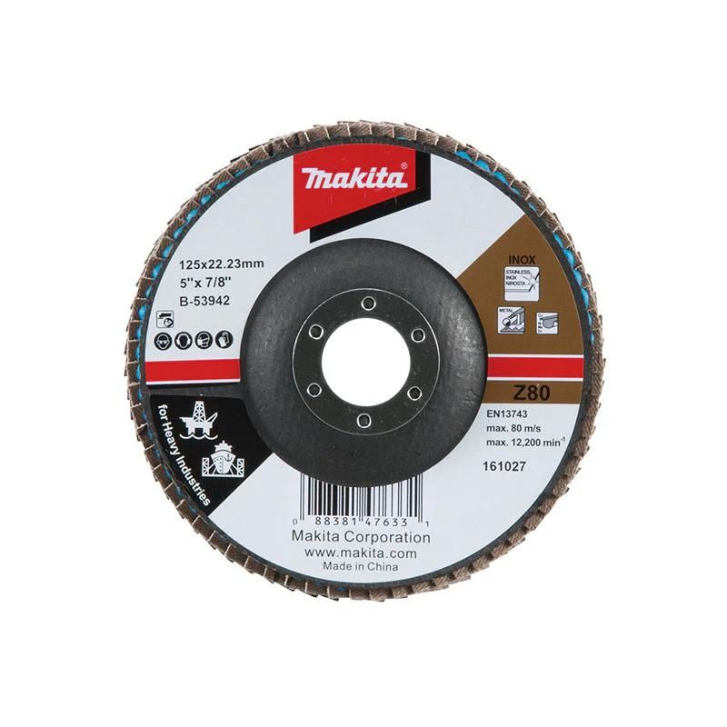 Disque à lamelles Ø 125 x 22 23 mm Z80 Métaux Acier MAKITA B 53942