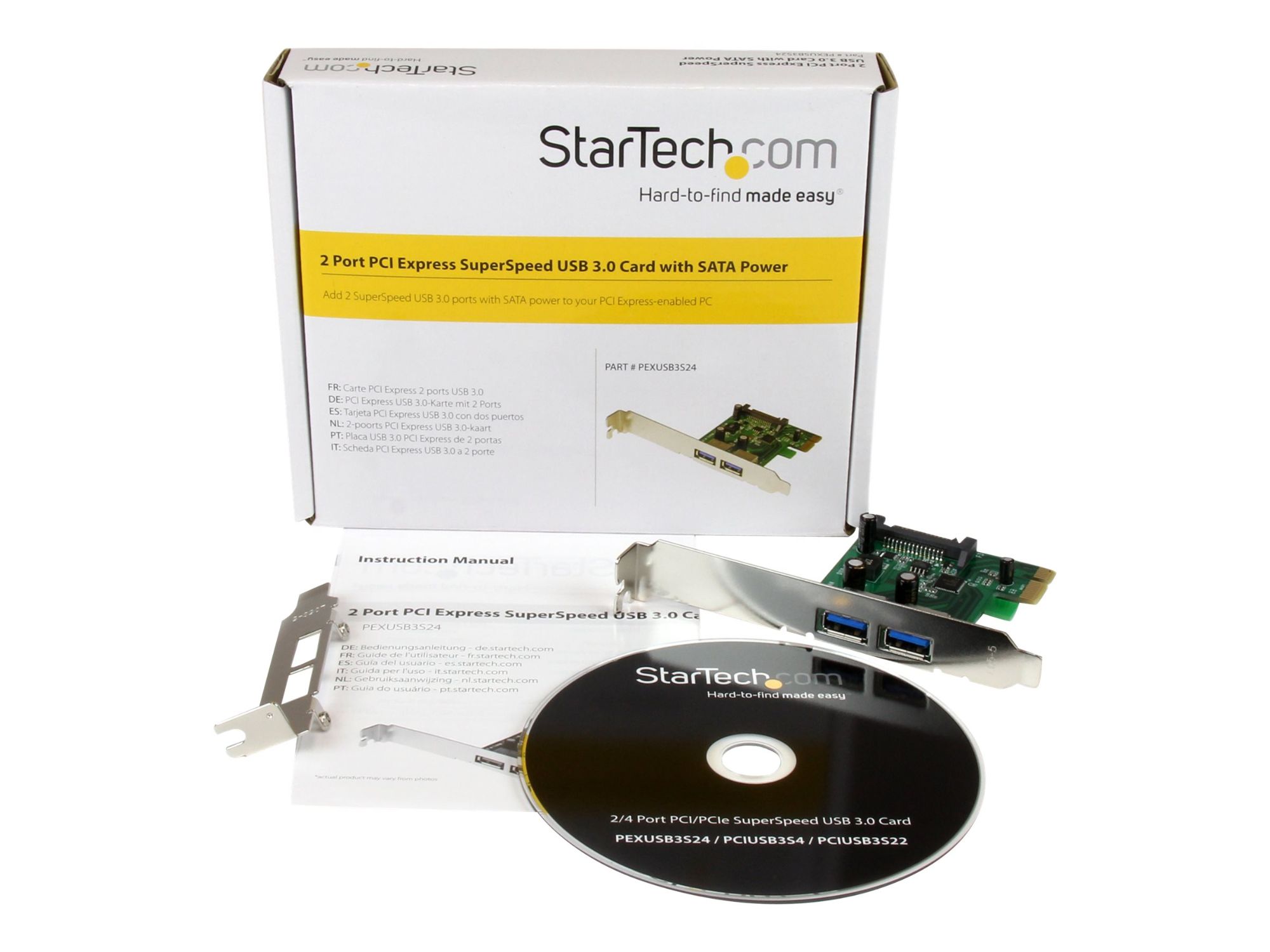 StarTech.com Carte Contrôleur PCI Express vers 2 x USB 3.0 avec UASP - vue 4