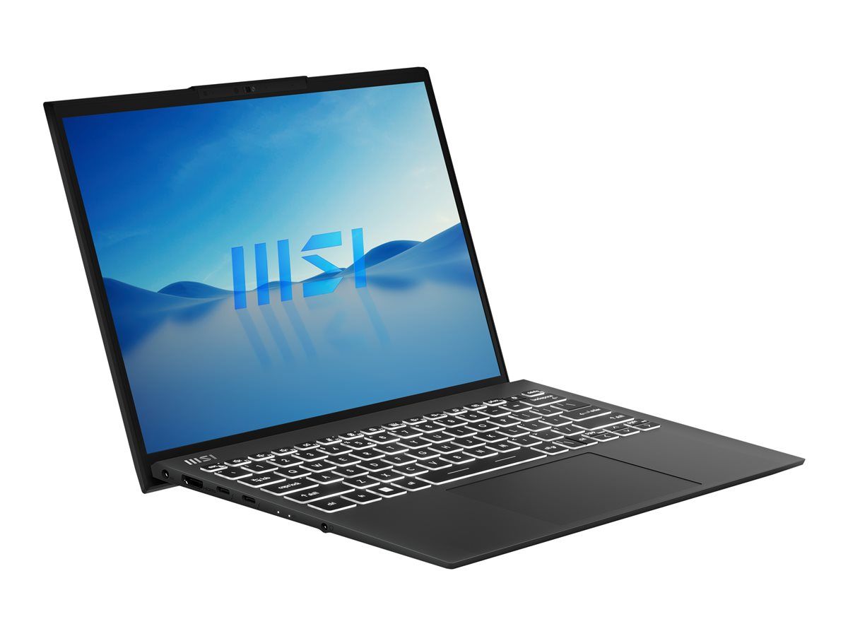 MSI Prestige 13.3 Intel® Core™ i7 Ordinateur portable 33 8 cm Full HD+ LPDDR5 SDRAM SSD Wi Fi 6E 802.11ax Windows 11 Home Neuf