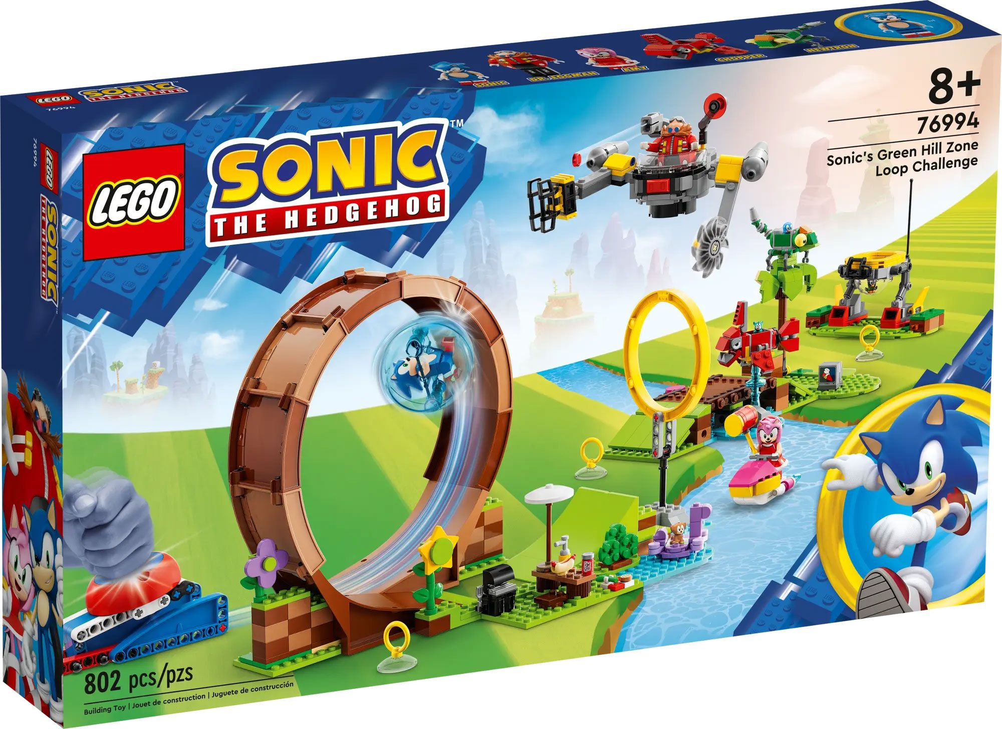 Lego Sonic The Hedgehog - Sonic Et Le Défi Du Looping De Green Hill Zone - 76994