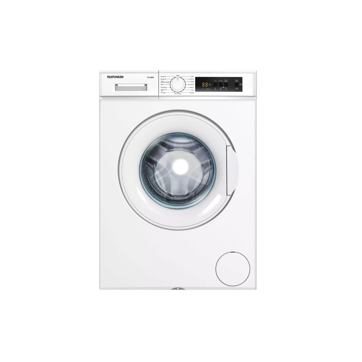 Lave linge Hublot 8 Kg Tll128w Telefunken - vue 4