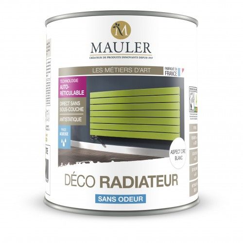 Peinture radiateur blanc 1L rénovation facile sans odeur & sans ponçage Mauler