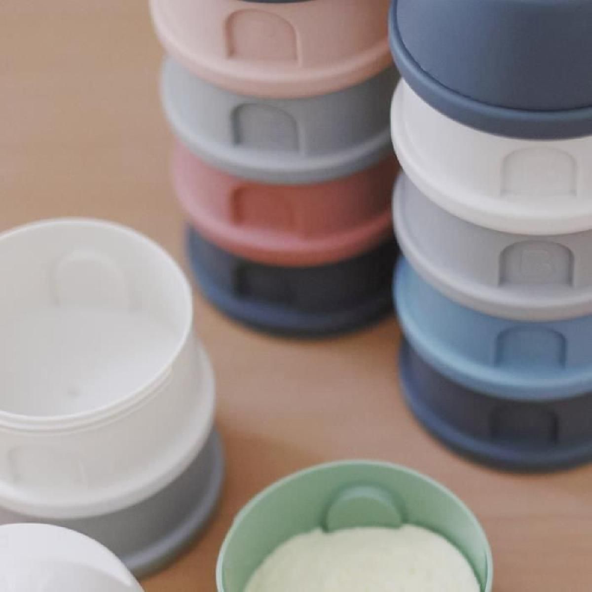 Boîte doseuse BEABA 4 compartiments mineral / - vue 4