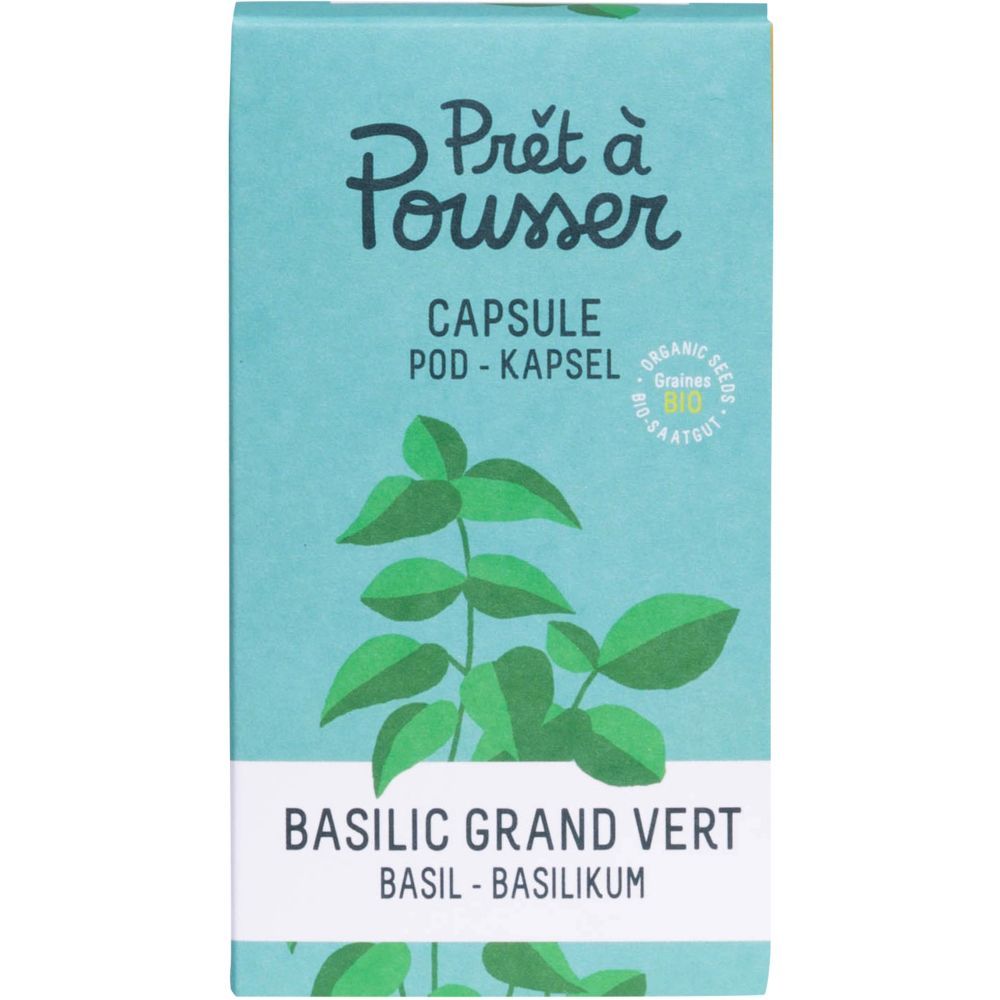 Prêt À Pousser - Capsule basilic grand vert 50g