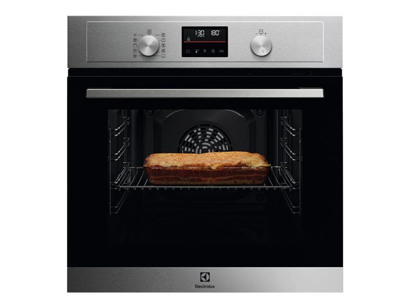 Four encastrable multifonction pyrolyse ELECTROLUX COH4P06BX3 Inox Anti trace Porte froide 25 programmes de cuisson - vue 2