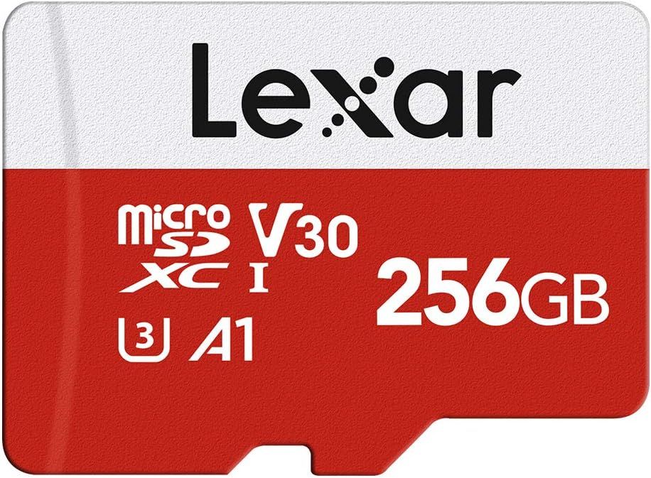 Carte Micro Sd 256Go, Microsdxc Uhs-I Carte Mémoire Flash Avec Adaptateur - Jusqu'À 100Mo/S, A1, U3, C10, V30, Full Hd Et 4K Uhd, Carte Tf Haute Vitesse