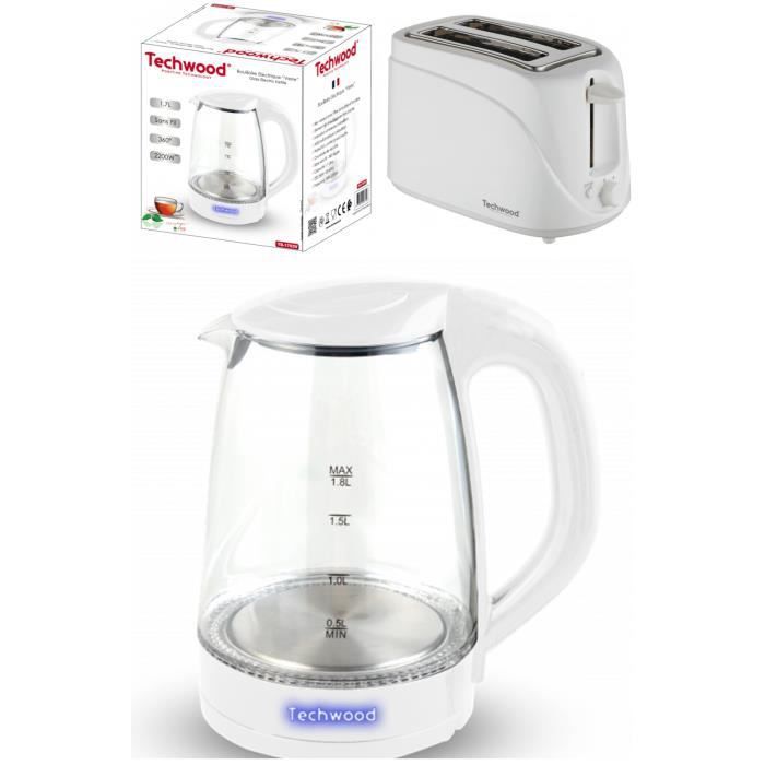 Techwood Bouilloire Verre 1L7 - vue 3