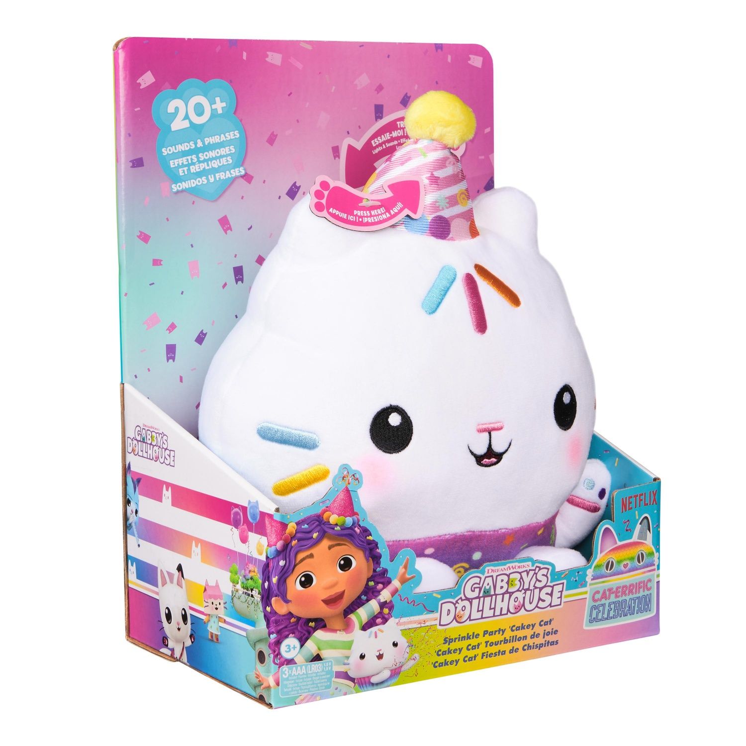 Gabby Et La Maison Magique Peluche A Fonction P'tichou Gabby Et La Maison Magique