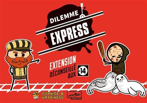 LUCKY DUCK GAMES Dilemme Express | Version Française | Jeu De Plateau | Jeu de Société | Jeu de Cartes | A partir de | 3 13 Joueurs | 30 90 Minutes