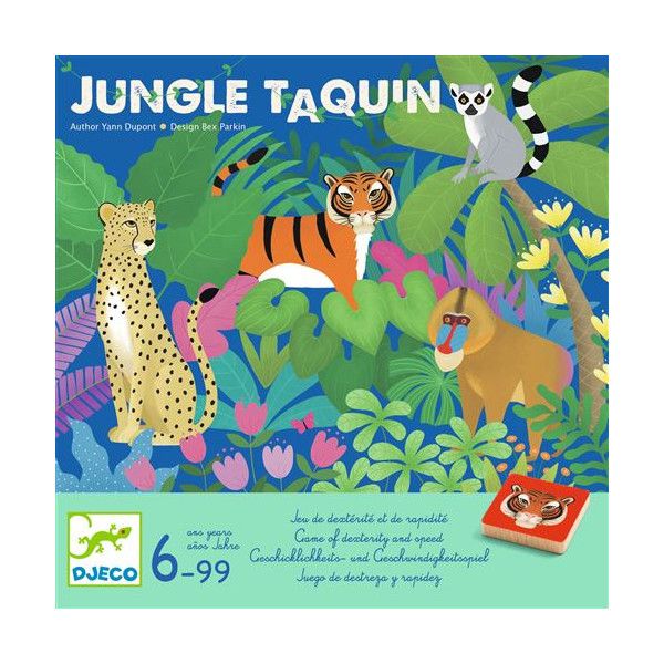 Jeu de stratégie Djeco Jungle Taquin - vue 2