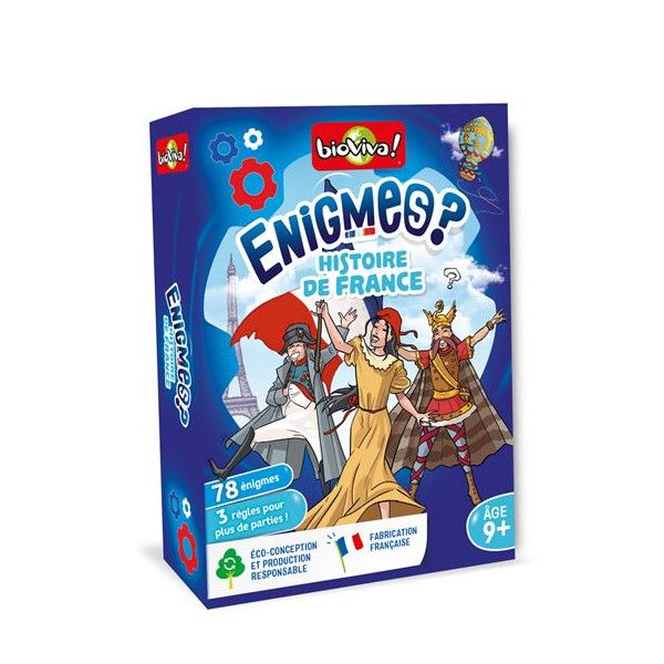 Jeu pour découvrir la nature Bioviva Enigmes Histoire de France - vue 2