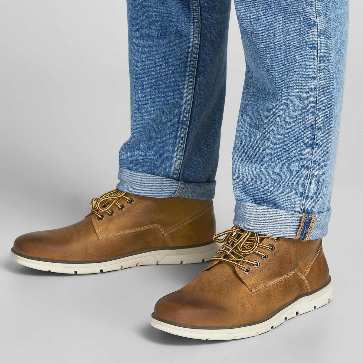 Boots Jack & Jones JFW TUBAR LEATHER - vue 6