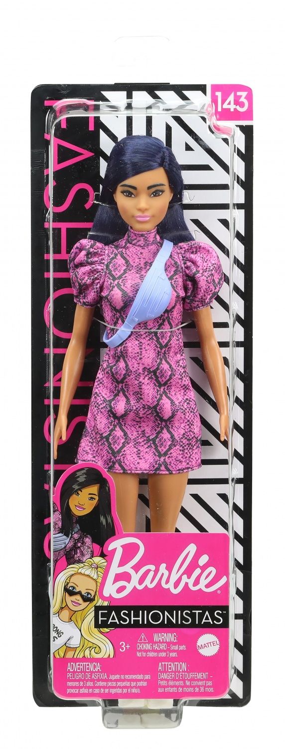 Mode Et Beaute Barbie Poupée Fashionistas Robe Python #143 Poupée Mannequin Dès