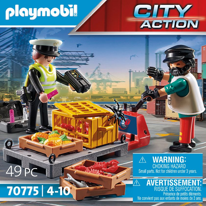Playmobil 70775 Ouvrier Et Douanière
